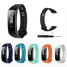 Ремешок силиконовый для смарт-часов Honor Band 3, спортивный сменный Браслет для Huawei Honor 3, аксессуары