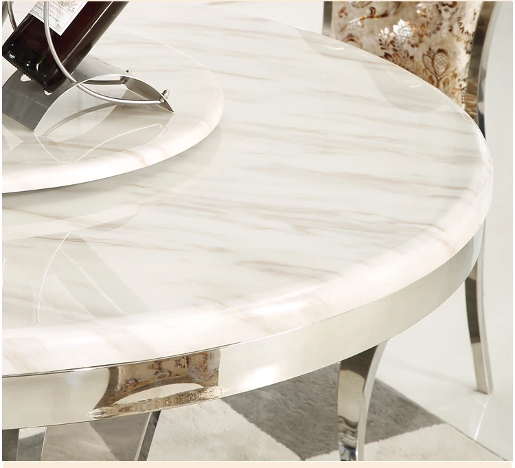 Stainless steel Dining Room Set Home Furniture minimalist modern glass dining table and 4 chairs mesa de jantar muebles comedor