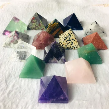 

10pcs of various quartz crystal boutique large size good color pyramid gemstone healing specimens 3-4cm