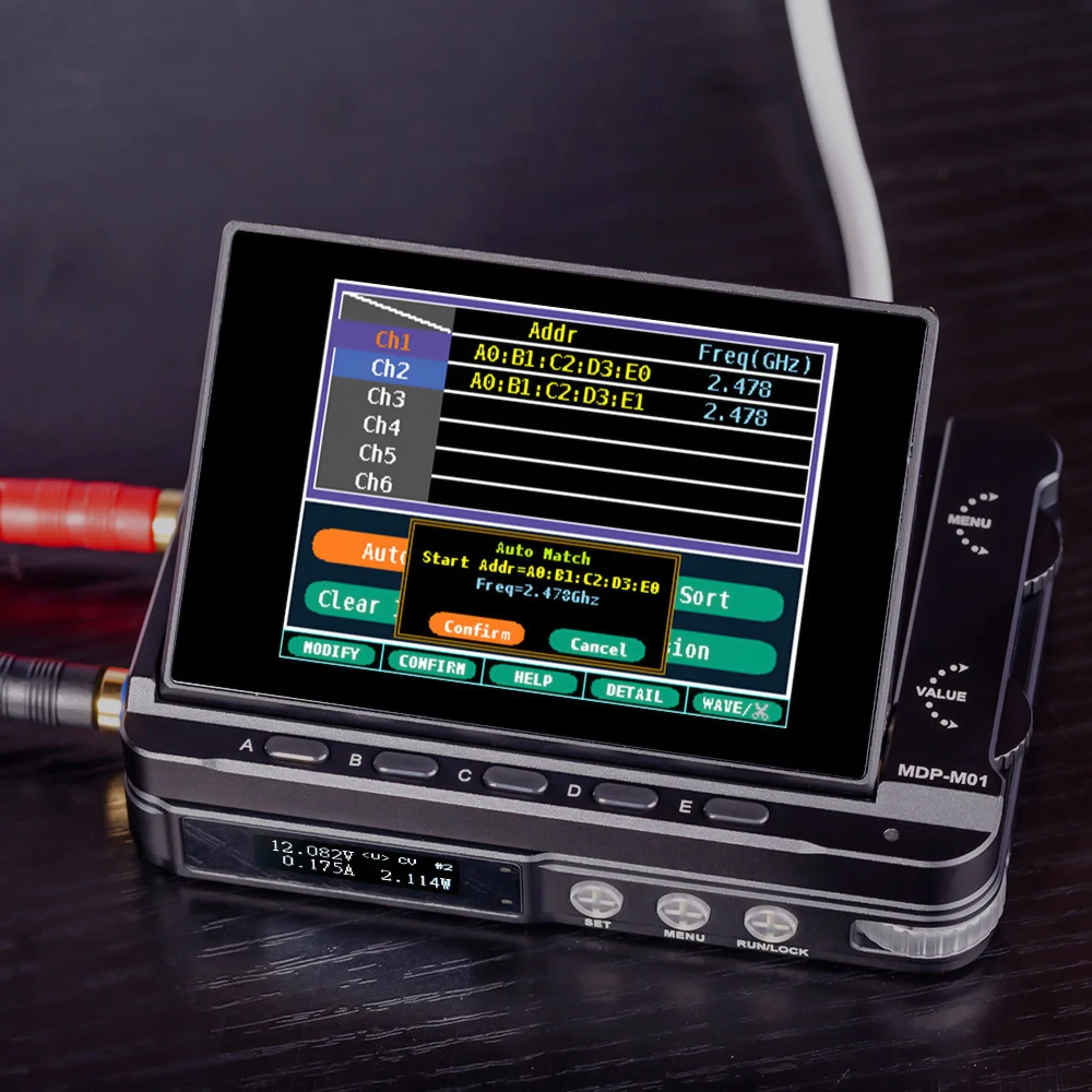 

Mini Adjustable Power Supply Programmable Lab Power Supply MDP 2.4G Wireless Connection Digital Power System 2.8 inch TFT Screen