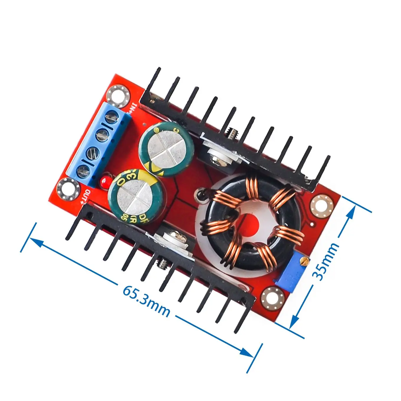 

150W Boost Converter DC-DC 10-32V to 12-35V Step Up Voltage Charger Module