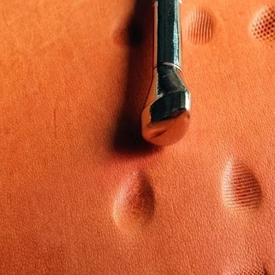 

DIY Johnleather Craft Hardware Alloy Metal Stamp Tools Thumb Print Glaze LS.P206