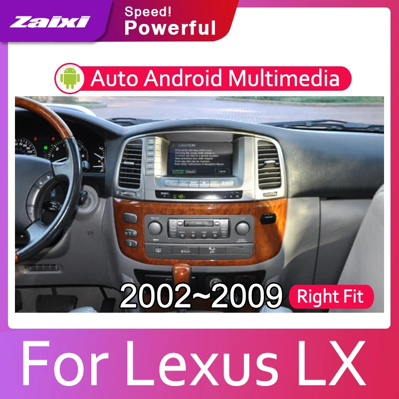 ZaiXi Android 2 Din Автомобильный Радио Мультимедиа Видео плеер Авто Стерео gps карта для Lexus LX 470 2002~ 2007 медиа Navi навигация
