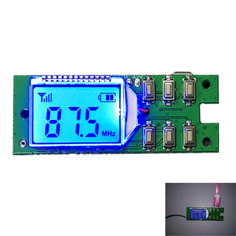FM Transmitter Module Wireless Microphone Circuit Board 87 0MHz 108 0MHz Computer Audio Transmitting DC 3