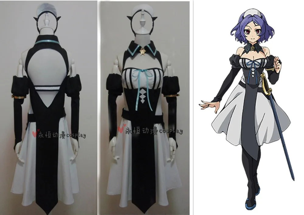 

Seraph of the End Vampire Reign Owari no Serafu Sayuri Hanayori Chess Belle Cosplay Costume gift gloves 11