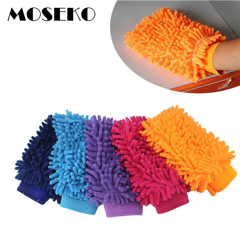 

MOSEKO 1PC Chenille Gloves Clean Gloves Washing Towels Household Cleaning Helper Microfiber Cloth Cleaning Cloth