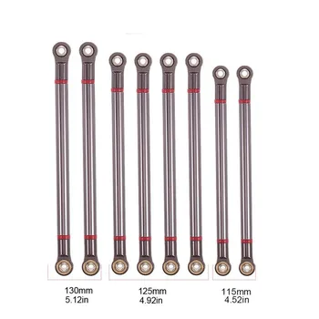 

8PCS Aixal SCX10 313 Wheelbase Upgrade Parts Metal Pull Linkage Rod Connecting Lever for 1/10 RC Car Model Climbing DIY