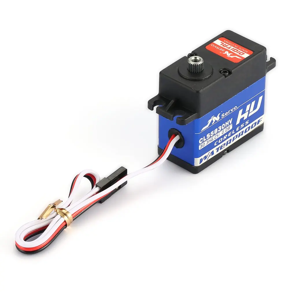

HOT JX CLS5830HV Waterproof Metal Gear Coreless Digital Servo with 30.3kg High Torque for RC Remote Control Car Boat Robot Model