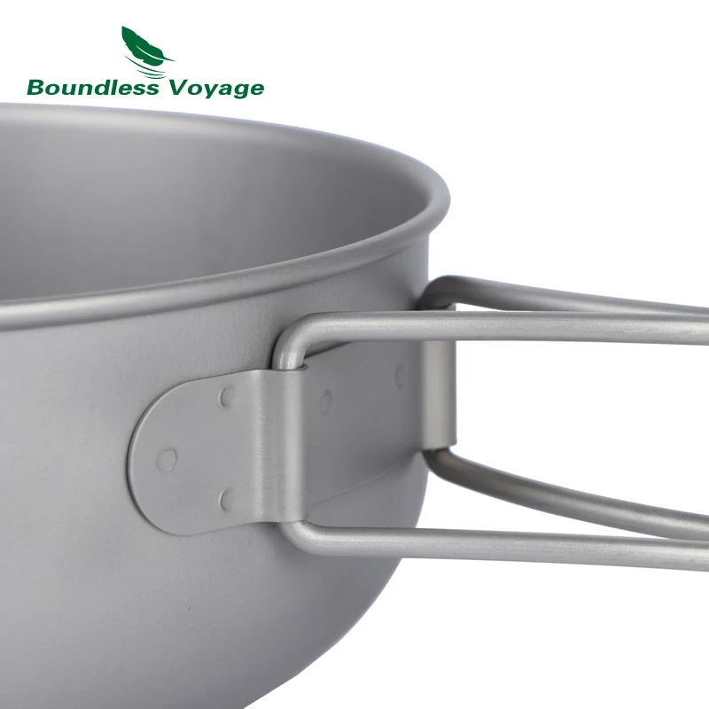 Boundless Voyage Outdoor Camping Picnic Ultralight 3pcs Titanium Bowl Pan Plate Dish Set Cookware Tableware Dinnerware Boundless Voyage Outdoor Camping Picnic Ultralight 3pcs Titanium Bowl Pan Plate Dish Set Cookware Tableware Dinnerware