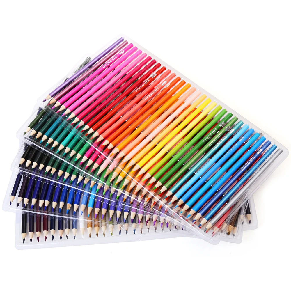 

48/72/120/160Colors Non-toxic Oil Colored Pencil Lapis De Cor Professionals Artist Color Pencils For Write Drawing Art Supplie