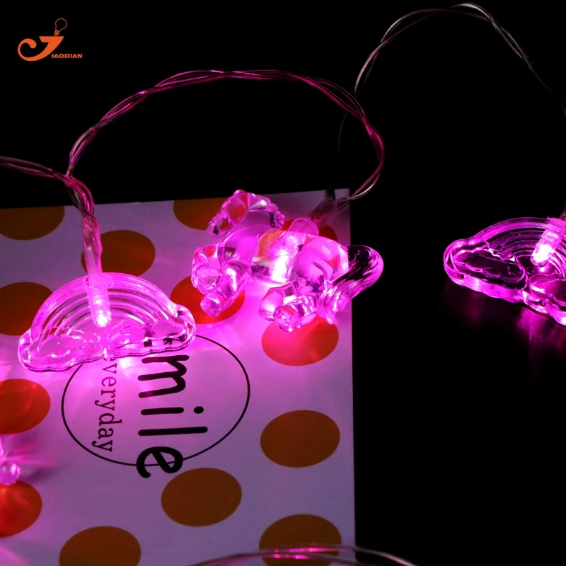 led light Horse LED Pink Cloud string lights party flashlight living kids bed room decoration