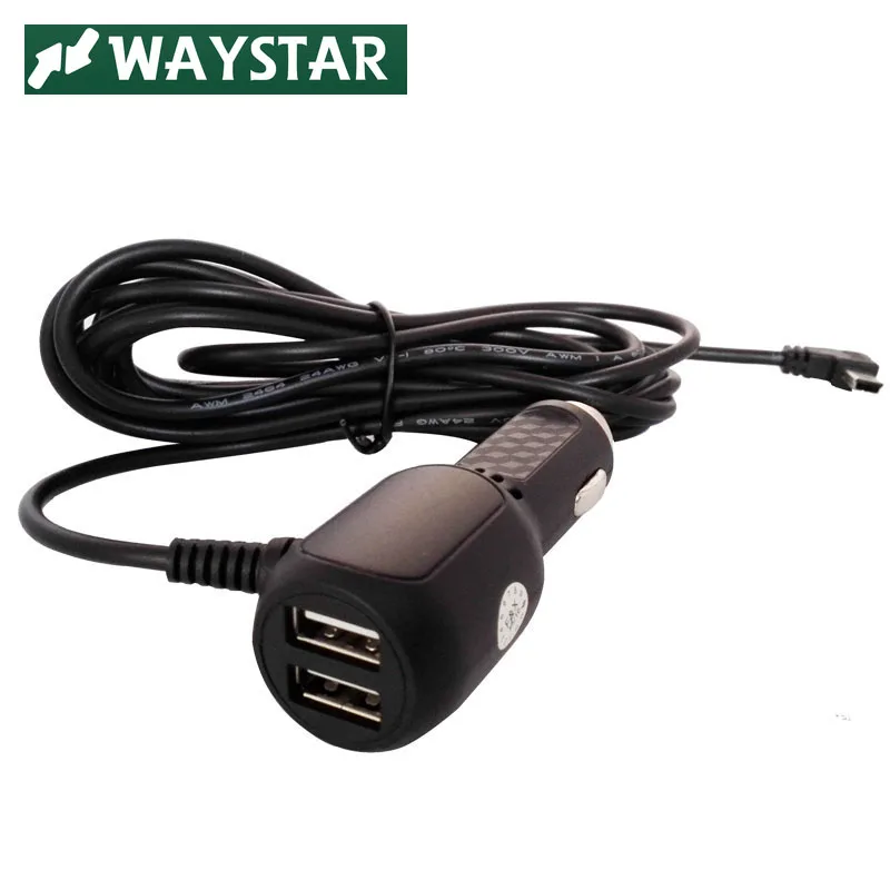 12 24V Dual USB 5V 5A Car Charger Adapter For Smart Phone GPS Car DVR