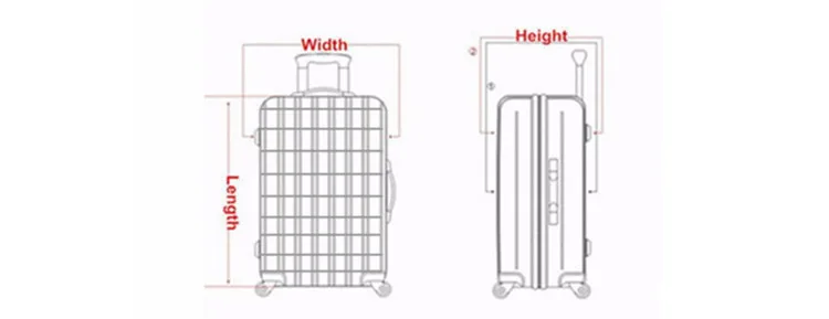 Мультяшный защитный чехол для багажа, стрейчевый тканевый чехол для костюма, защитный чехол для багажа, пылезащитный чехол для 18-32 дюймов, аксессуары для путешествий