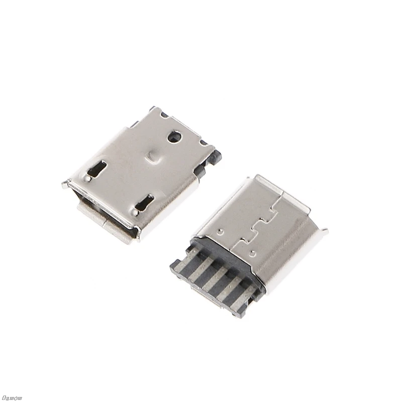 10 шт. DIY Micro USB 5 Pin гнездо комплект разъем припоя сварочный корпус Damom