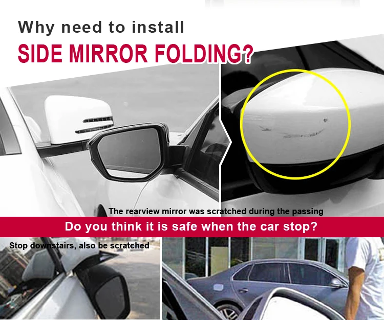 Для автомобильных зеркал Складная система для Toyota Camry 2010- автоматическое закрытие/открытие боковых зеркал складной модуль
