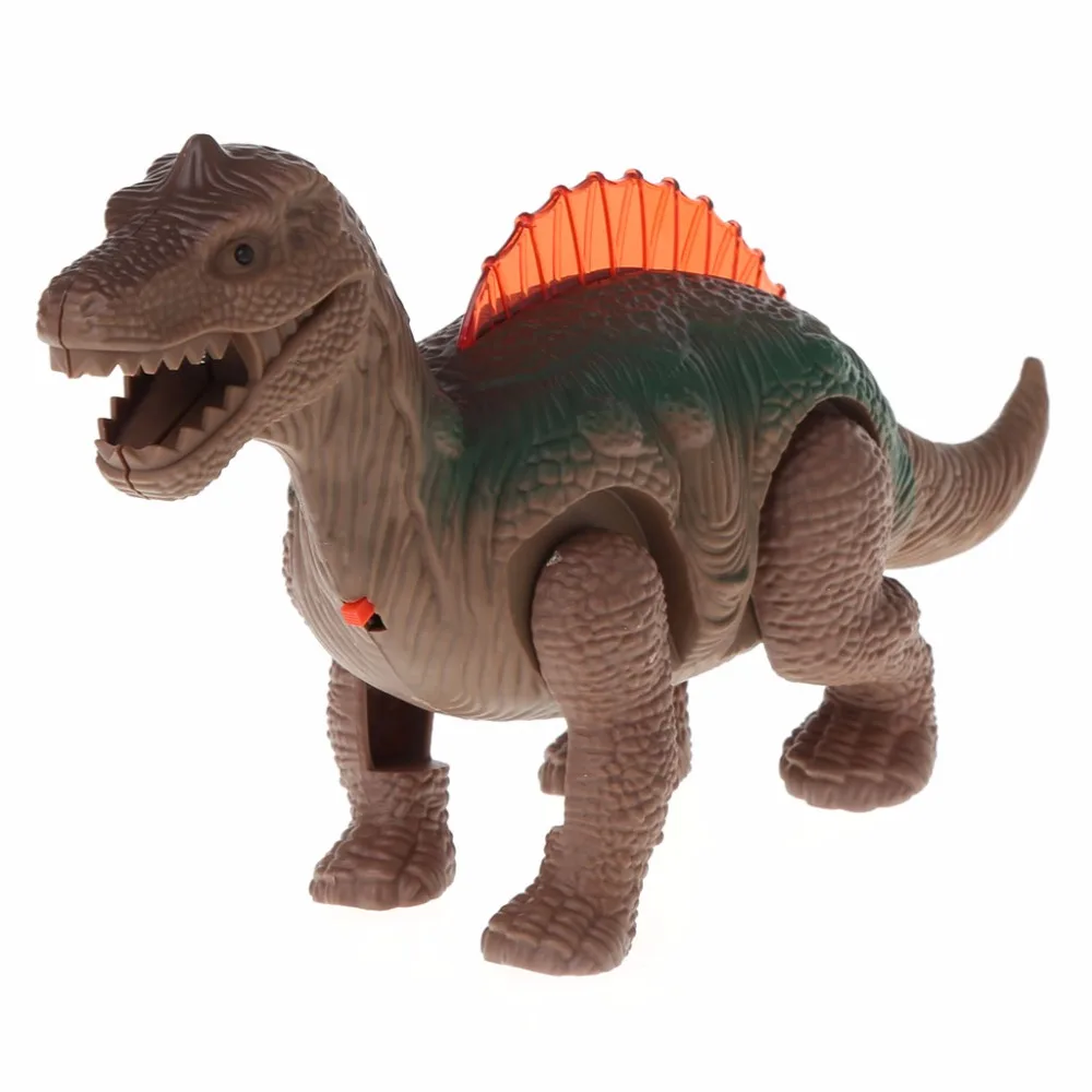 Мощный Электрический ходьба со звуком динозавр игрушки животные модель игрушки для детей