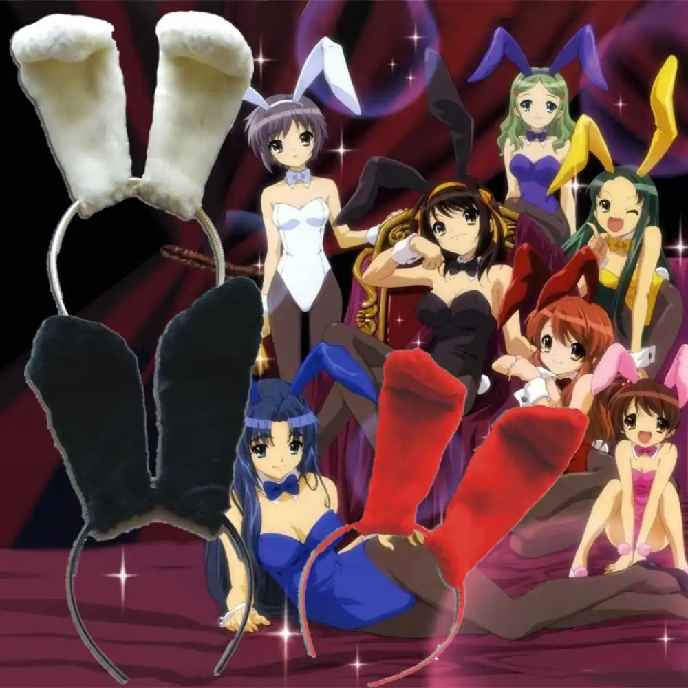Athemis Bunny Girl Rabbit Ears Hairbans Headwear Same As Suzumiya