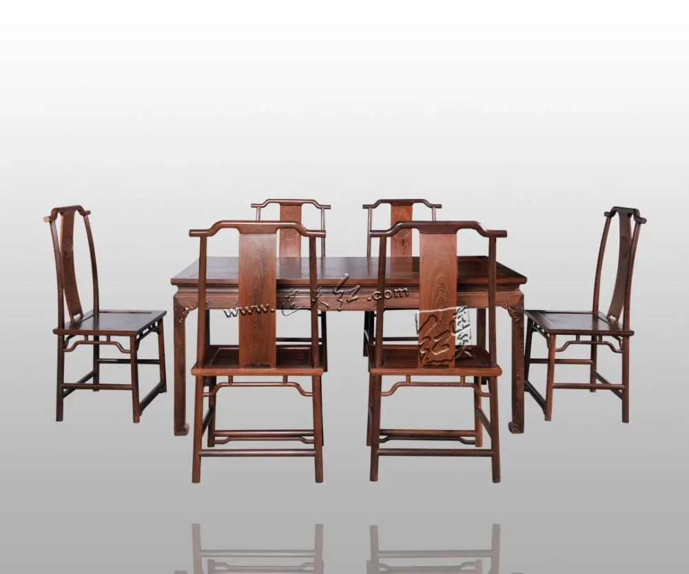 Long Office Table Set 1 Board & 6 Chiars Rosewood Furniture China Neoclassical Solid wood Desk Annatto Armchair New Fashion Set Long Office Table Set 1 Board & 6 Chiars Rosewood Furniture China Neoclassical Solid wood Desk Annatto Armchair New Fashion Set