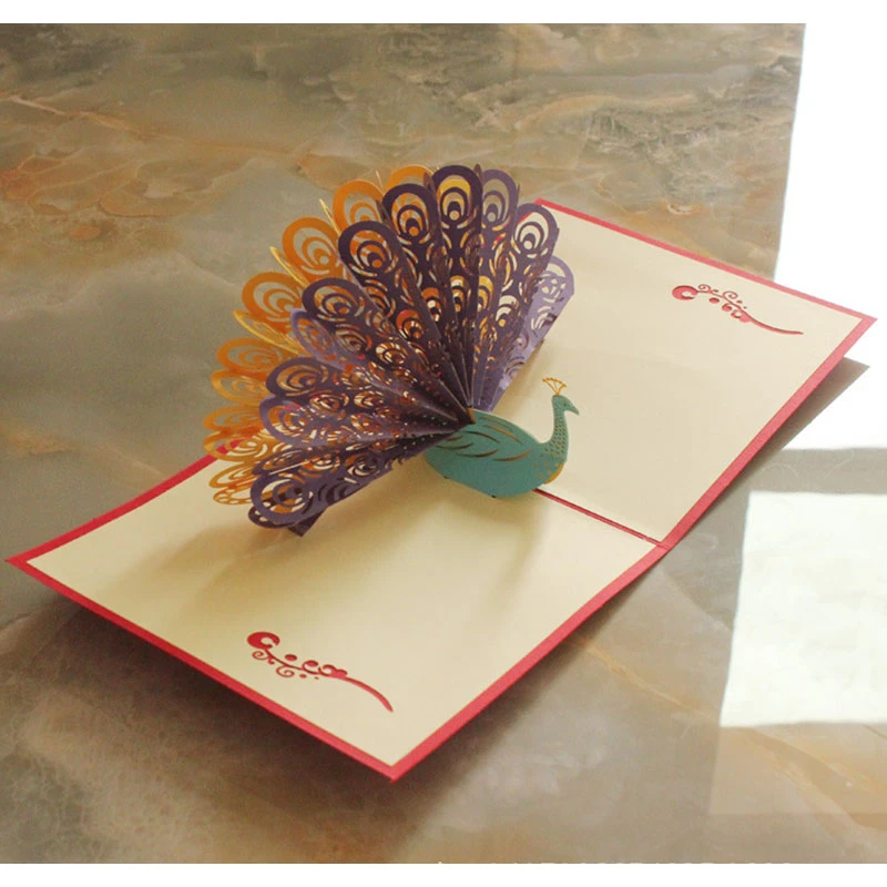 Creative Embossing Peacock Folder Invitation Card Diy Album Card Making Paper Greeting Cards Craft Gift Decoration Tools Greeting Cards Paper Greeting Cardcards Diy Aliexpress