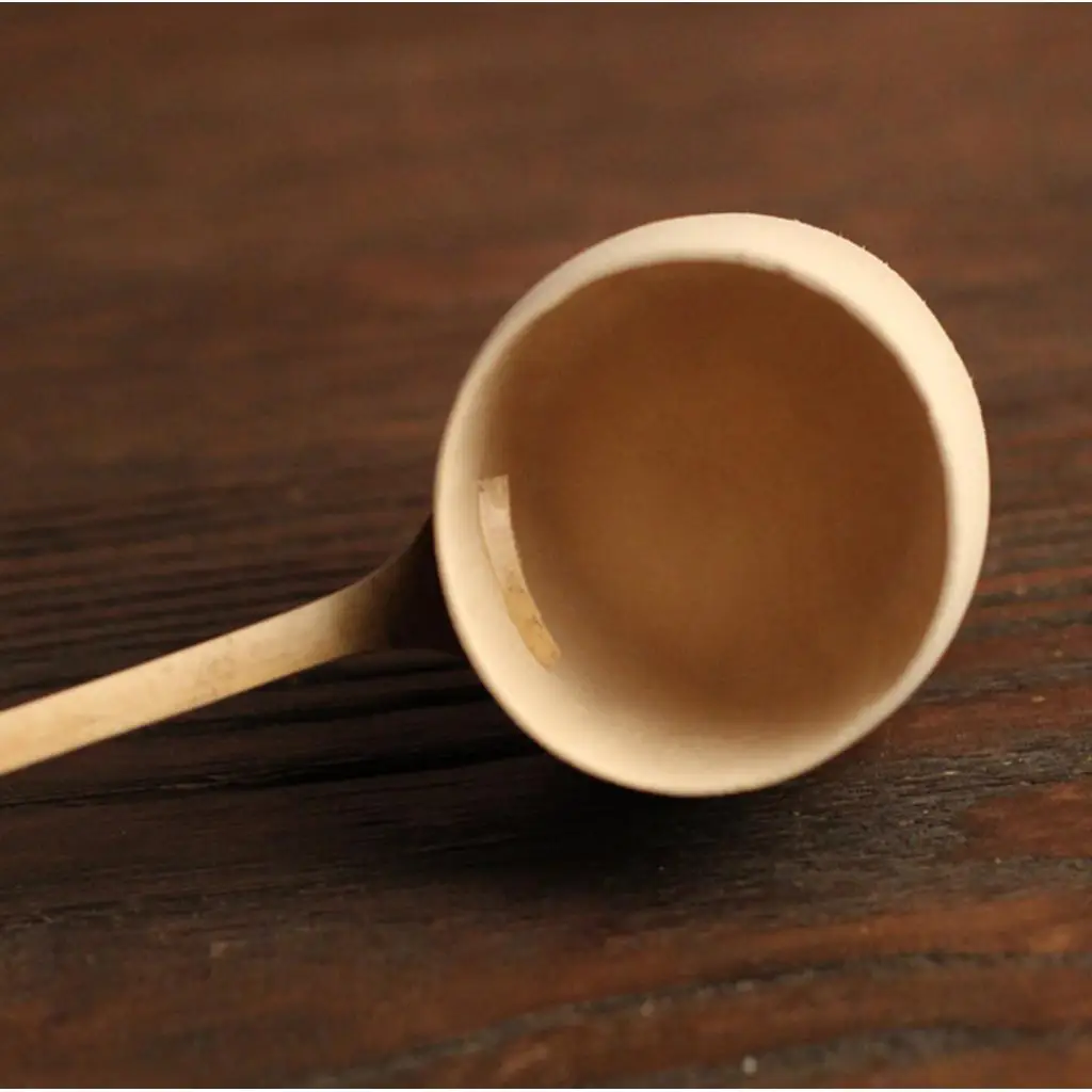 Handmade Bamboo Water Scoop with Long Handle Spoon Cooking Tools Soup Spoon Ladle Dipper 7-14 inch