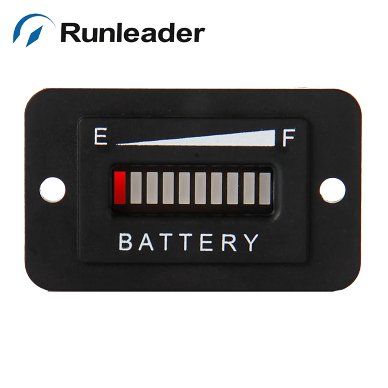 

Lead acid storage battery LED Battery charge Indicator 12V 24V selectable with the light in different color