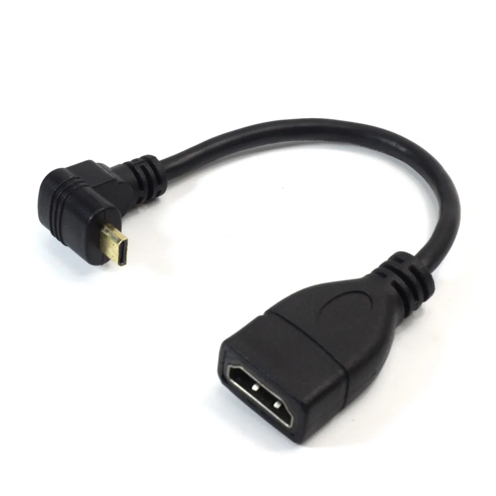 AIXXCO Micro HDMI Тип D штекер HDMI Женский Тип A Кабель-адаптер M/F конвертер для планшетных ПК ТВ мобильного телефона 1080P