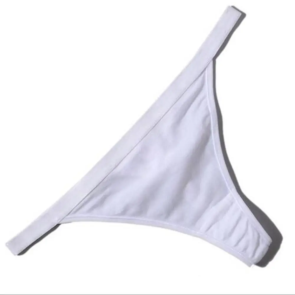 2019 Women Cotton G-string Briefs Lingerie Underwear Panties T string Thongs Sexy Low Rise Women Brief Black White Red
