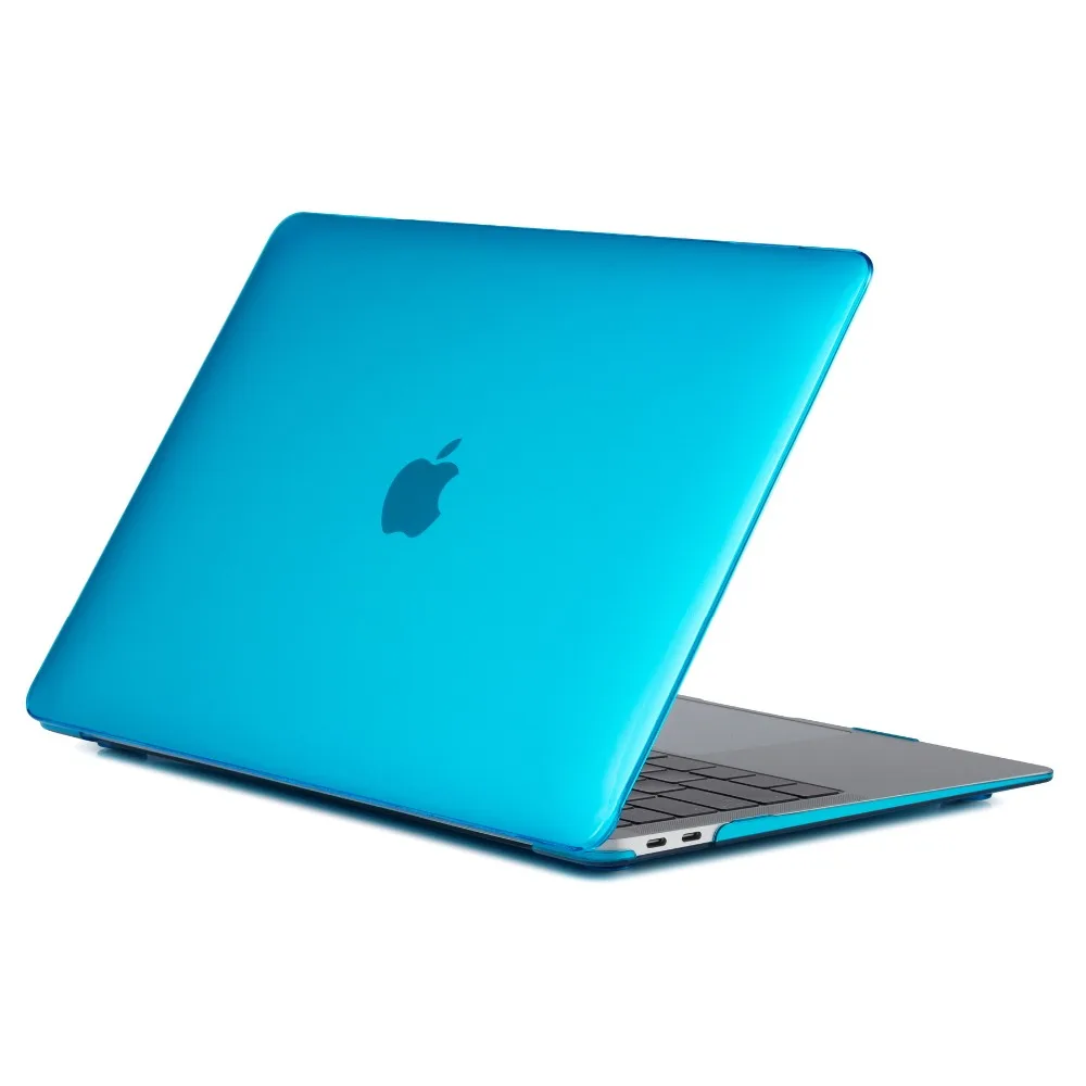 Crystal Clear Coque for Macbook New Air 13 Pro 13 2018 Laptop Case Transparent PVC for Macbook Air Pro Retina 11 12 13 15 Cover (8)