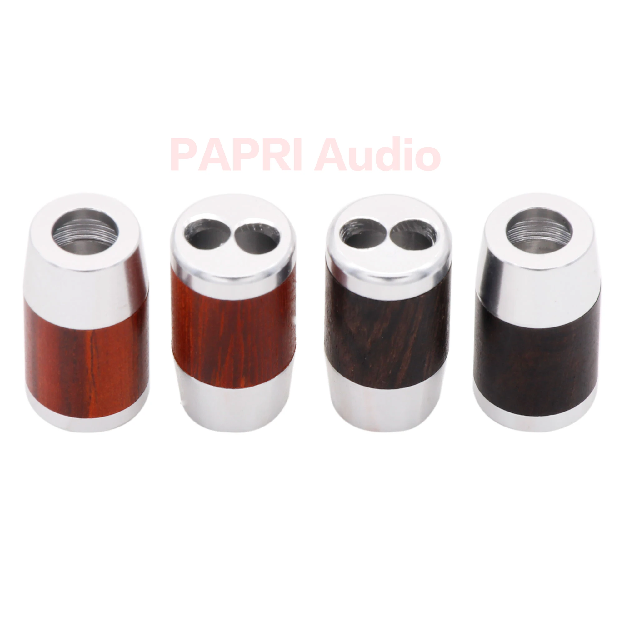 PAPRI Newest 1PCS Adapter Slider For DIY Upgrade Headphone Cable Splitter One HiFi Sandalwood Cable Pants