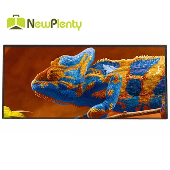 

Extended Gaming Mouse Pad Mat XXL Stitched Edges Waterproof Wide & Long Rubber Base Mousepad Keyboad Mat 35.4 x 15.7 inch Lizard