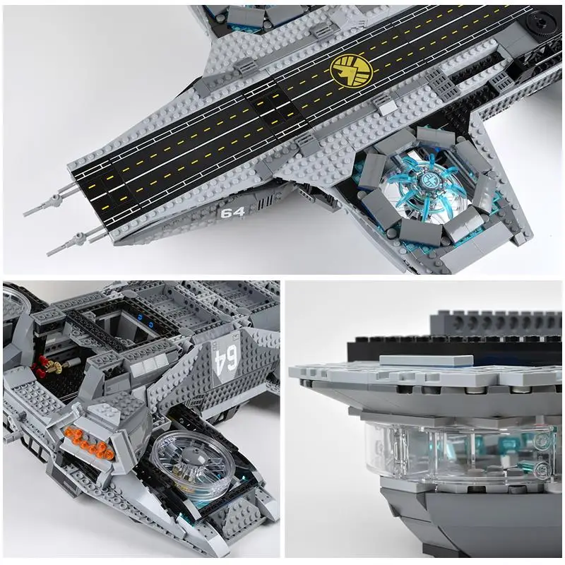 3057 шт щит Helicarrier Marvel Infinity War строительные блоки Супер Герои Мстители Фигурки Кирпичи игрушки для детей