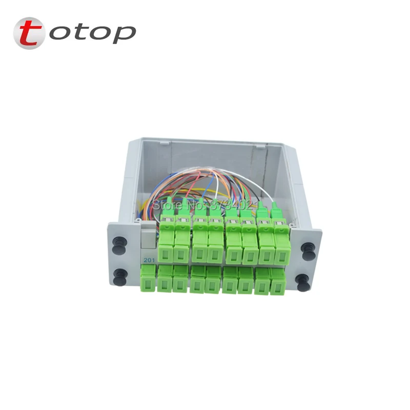 SC APC plc 1x16 Сплиттер оптический коробка FTTH PLC сплиттер окно с 1x16 плосковолноводную тип оптический сплиттер Бесплатная доставка