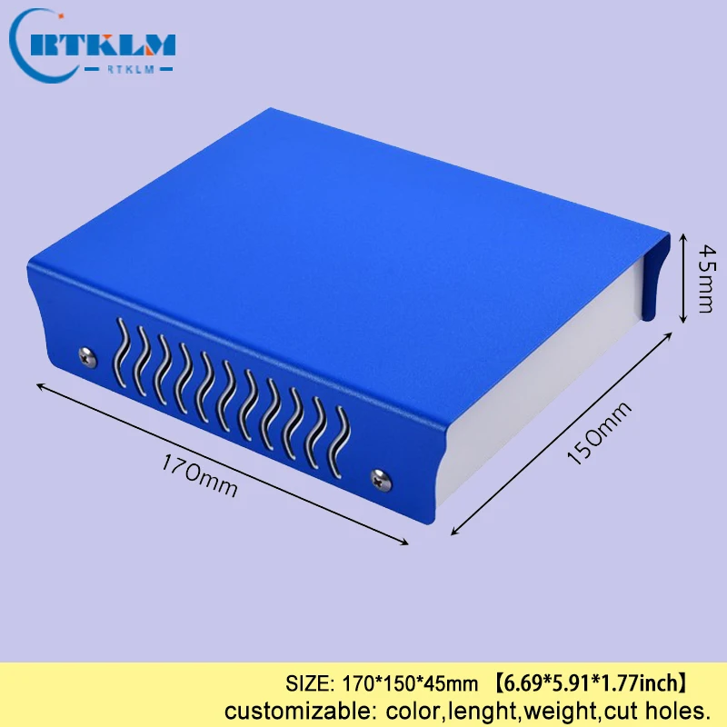 Железная проектная коробка DIY корпуса для электроники распределительная коробка Железный блок питания корпус Железный усилитель корпус 170*150*45 мм