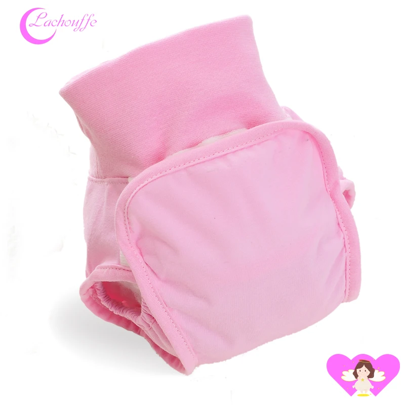 

Infants Cotton High Waist Washable Diapers Genuine Recommend Baby Waterproof Pants Panties Protect The Belly