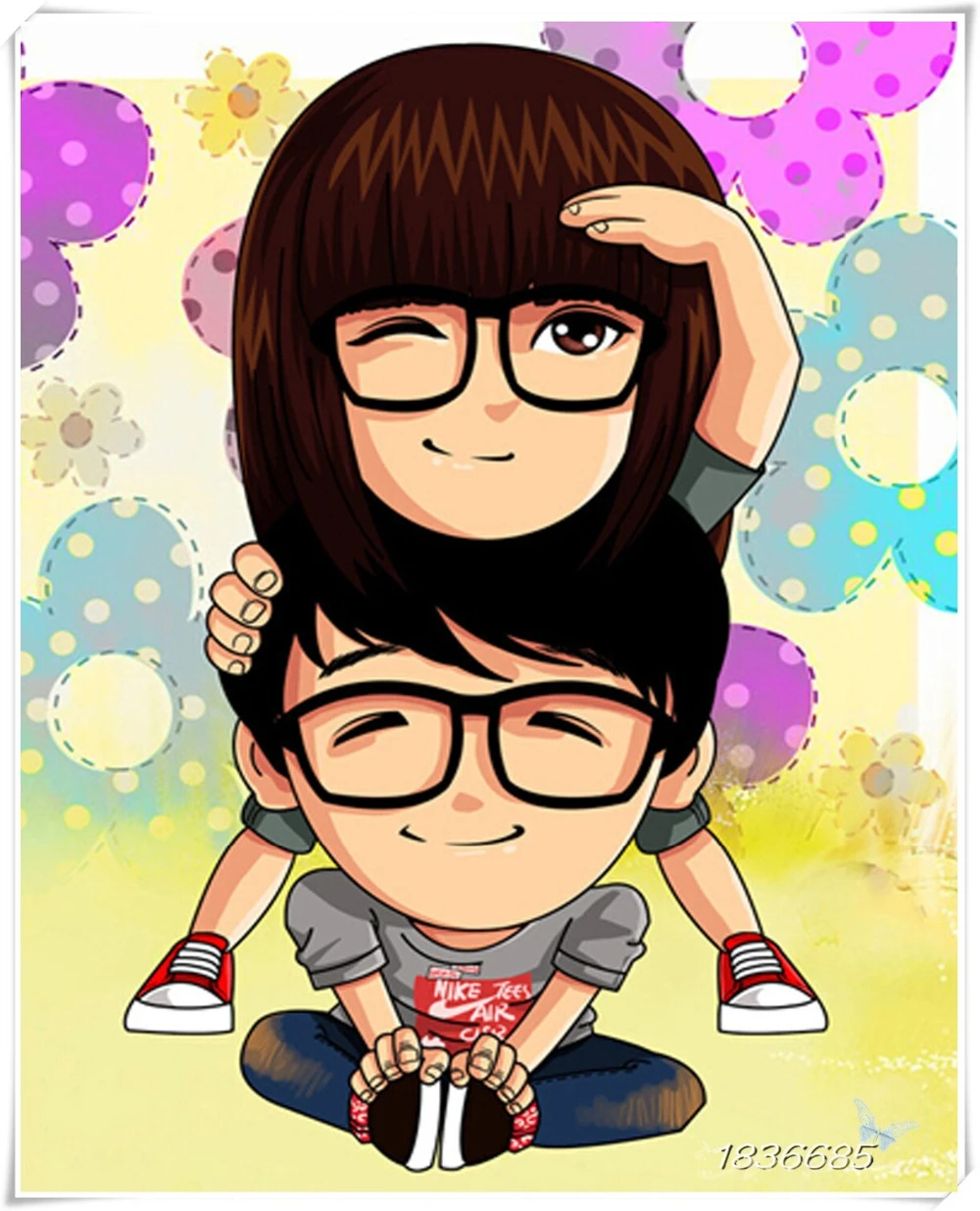 5d Berlian Bordir Lukisan Dekoratif Kartun Pasangan Cinta Cross Stitch Dekorasi Rumah Kartun Berlian Hias Diy 5d Diamond Diamond Embroiderdiamond 5d Aliexpress