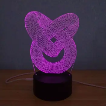 

2019 Novelty 3D Decor Bulbing Night Light Holiday Gadget Sleeping LED Lighting Home Table Lamp Desk Nightlight for Bedroom Gift