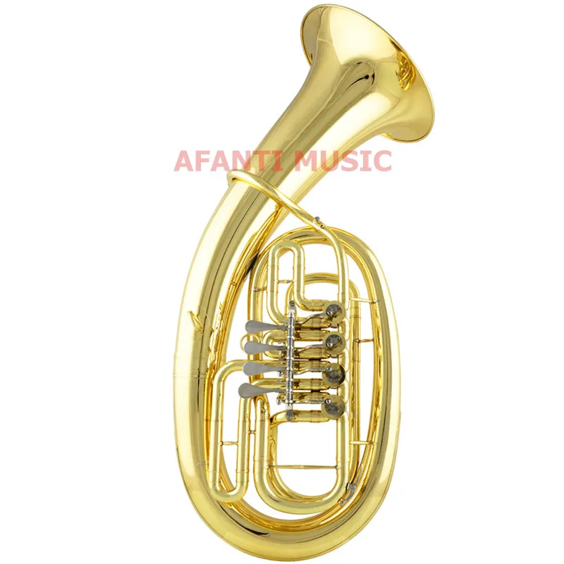 Afanti Music Bb tone / Yellow Brass / Gold Lacquer Baritone (BAR-104)