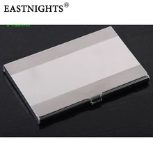 10 шт/партия с фабрики из нержавеющей стали бедж визитница, OEM логотип продвижение подарок