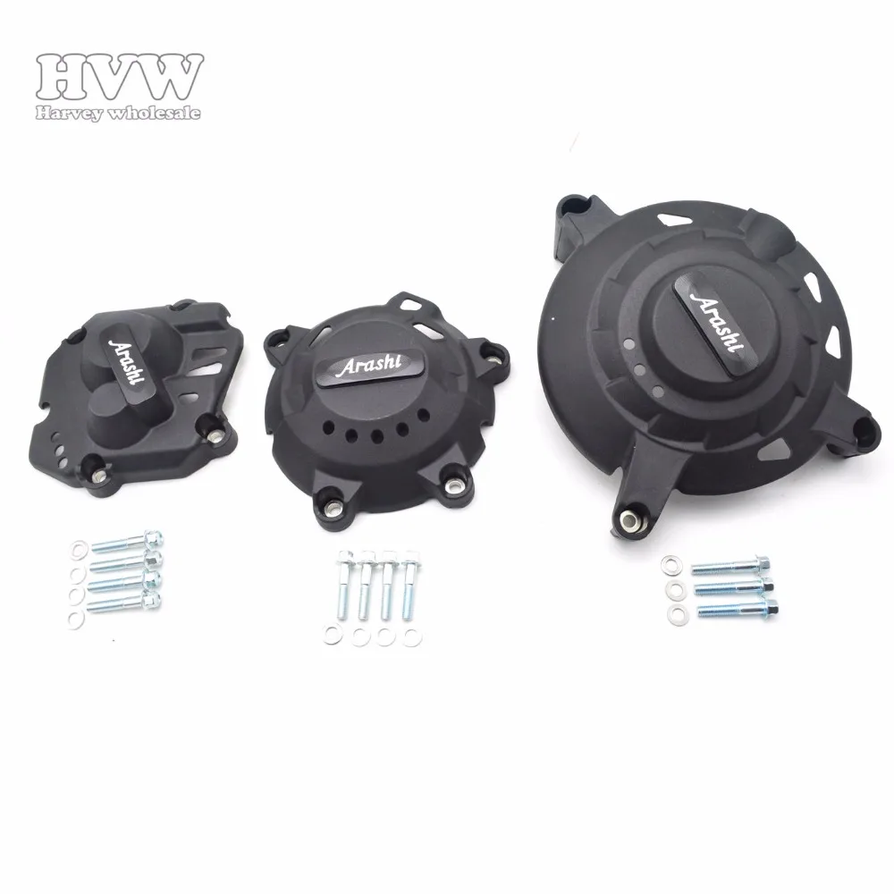 

CNC Engine Protective Cover Motorcycle Engine Stator Cover 1 set For Kawasaki ZX10R 2011-2016 2012 2013 2014 2015