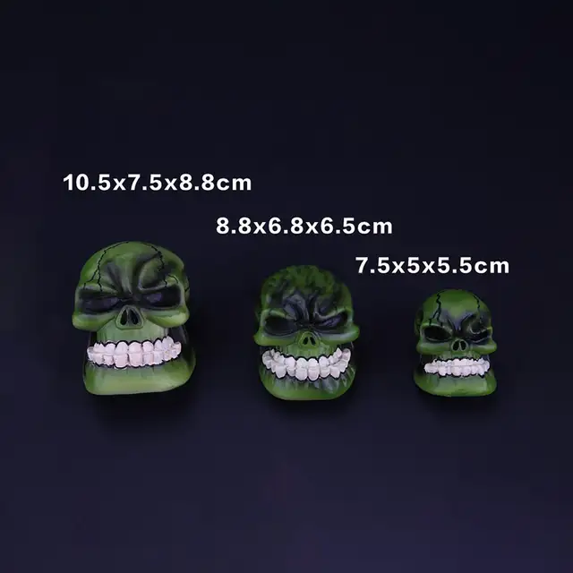 Resin Decoration Zombie Skull Aquarium Hide Out Hide Away