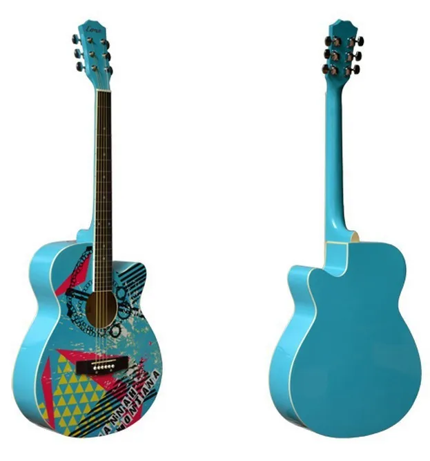 

beginner gift cartoon pattern acoustic guitar 40inch