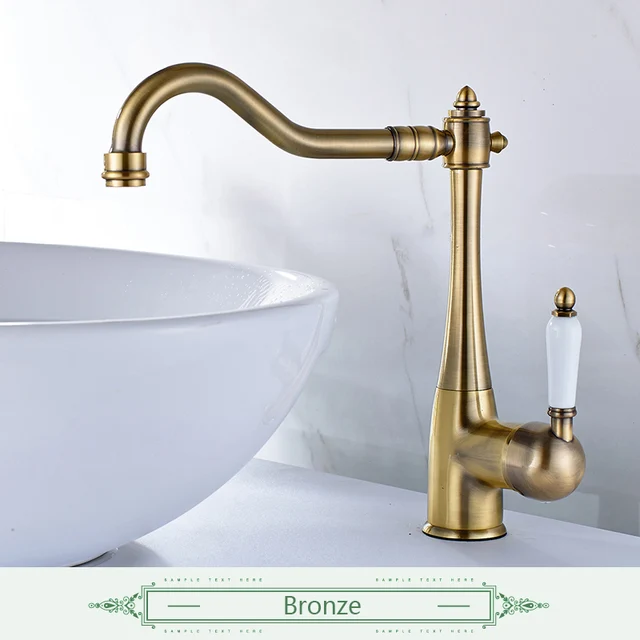 FLG Euro Becken Wasserhahn Waschbecken Wasserhahn Nickel Gebürstet