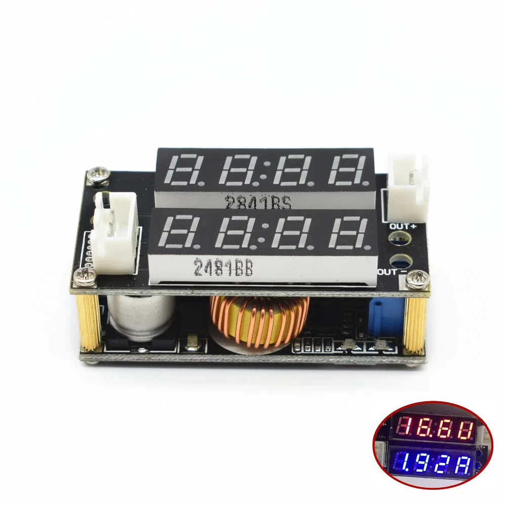 

2 in 1 XL4015 5A Adjustable Power CC/CV Step-down Charge Module LED Driver Voltmeter Ammeter Constant current constant voltage