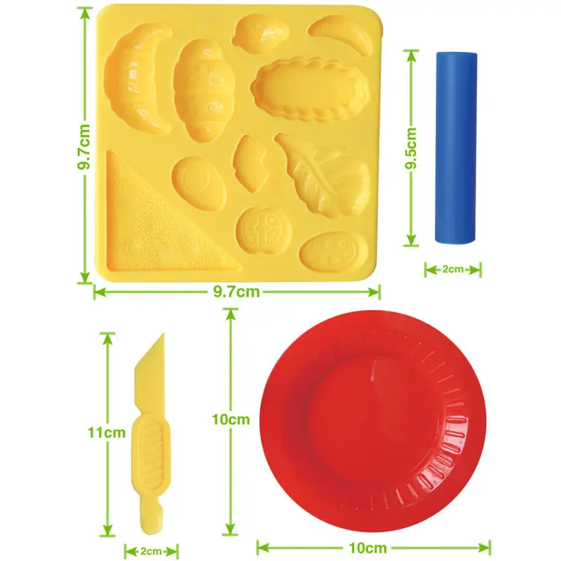 DIY разноцветный Пластилин глиняная заготовка для пластилина костюм родитель-ребенок интерактивные игрушки сэндвич набор пресс-форм интеллектуальная игрушка