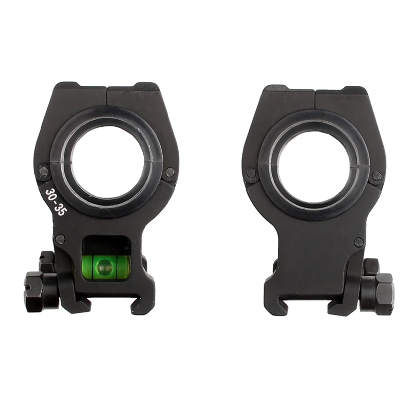 Tactical 30MOA Rifle Scope mount 1 Inch 30MM Dual Ring 20MM Rail with Bubble Level  Hunting Accessories  RL2-0030-04