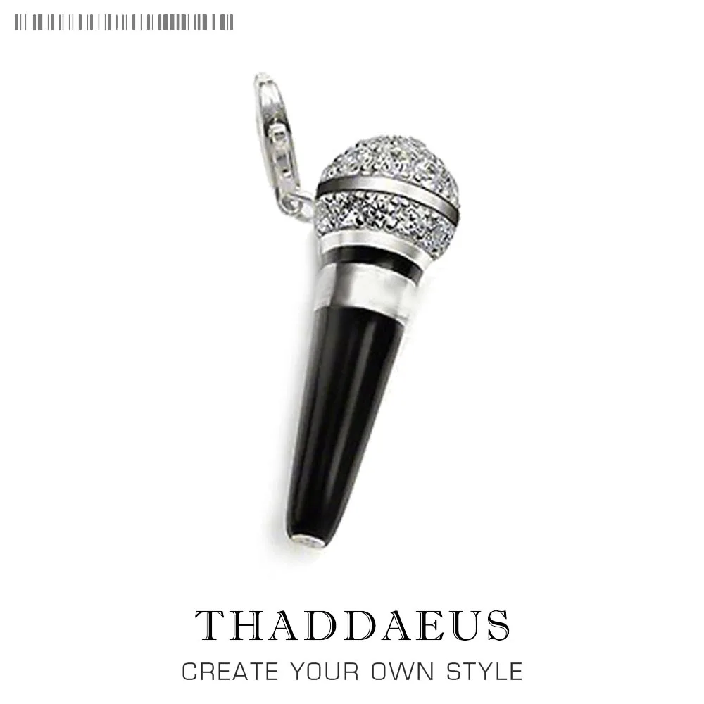 

Pendant Microphone,2018 925 Sterling Silver Fashion Jewelry Thomas Style Bijoux Necklace Accessories Gift For Ts Woman & Men