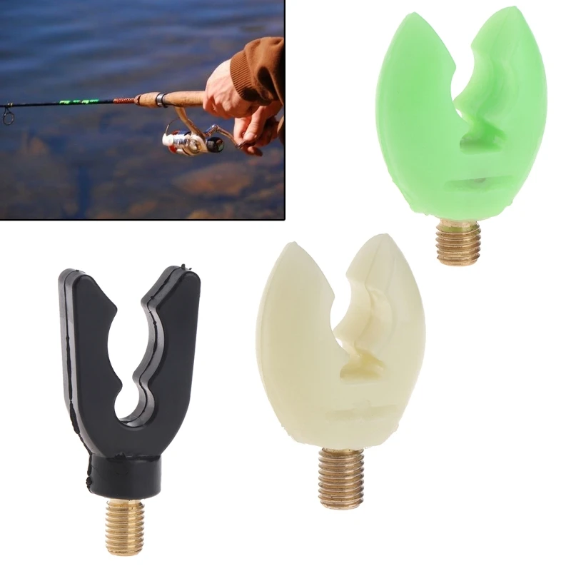 Fishing Rod Holder Resting Grips Head Pole Rack Plastic Stand Support