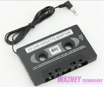 

100pcs 3.5mm jack CAR Audio CASSETTE TAPE ADAPTER For iPhone Samsung Galaxy Nano MP3 IPOD NANO CD IPHONE