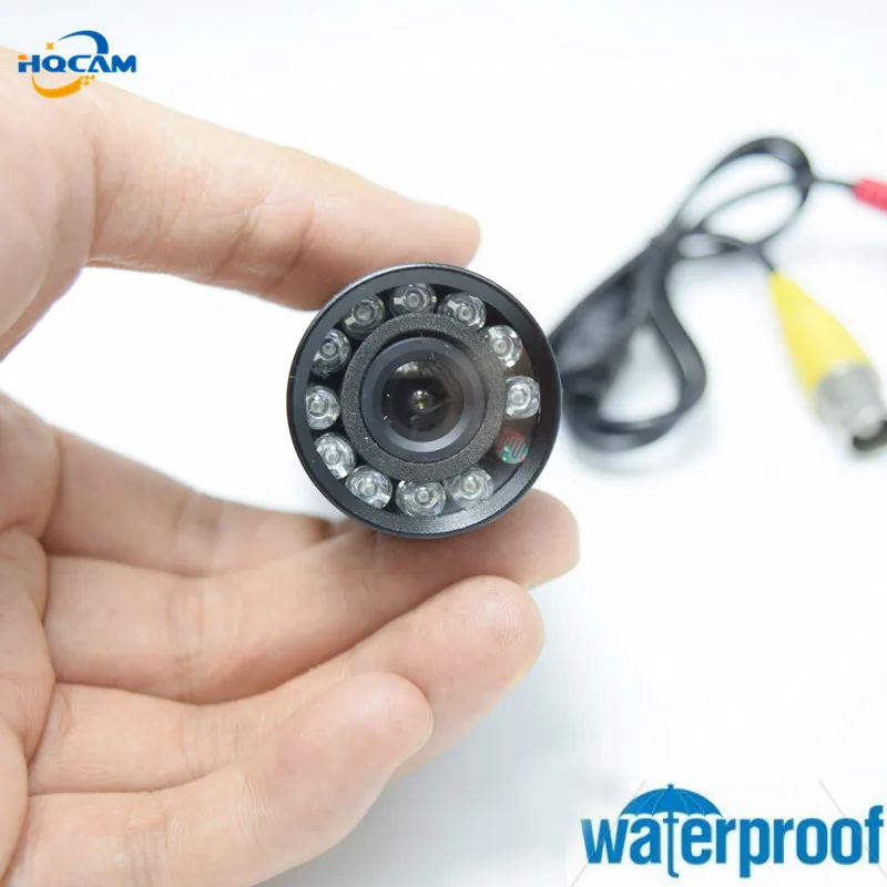 HQCAM Waterproof 1080P Mini AHD camera 2000TVL Night Vision 10pcs IR 940nm Security Outdoor font b