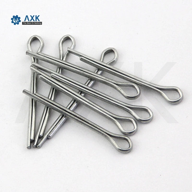

20pcs M4/M5/M6 * 20/25/30/35/40/50/60/70mm Carton Steel with Zinc Plate U Shape Open Elastic Link Split Cotter Pin